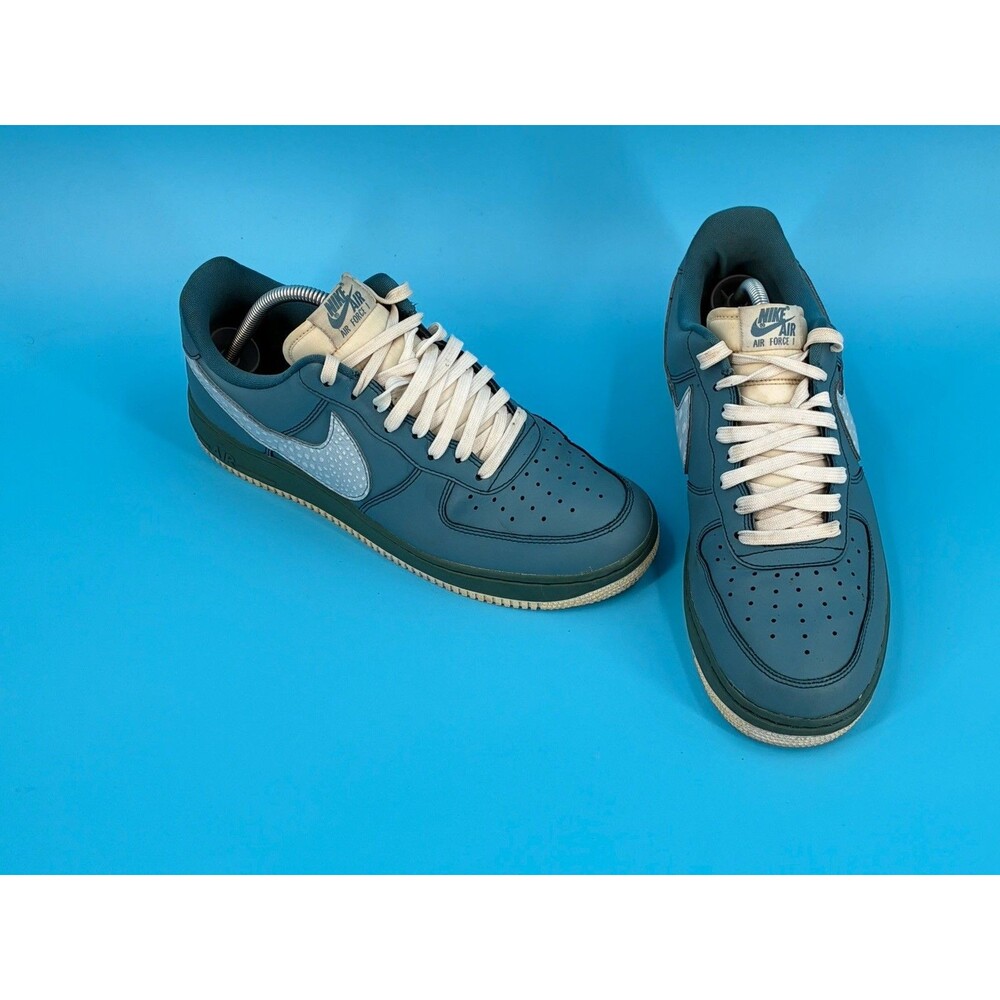 Nike Air Force 1 ’07 LV8 Noise Aqua Men’s 9.5 Blue Teal Sneakers Shoes